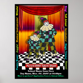 親子のタレントショー ポスター