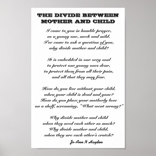 親子の間 ポスター (正面)