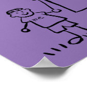 親子キャラクターカスタムアートポスター ポスター (角)