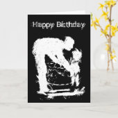 親子ハッピーバースデーカード カード (黄色い花)