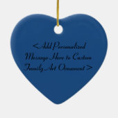 親子ファミリーキャラクターカスタムオーナメント セラミックオーナメント (裏面)