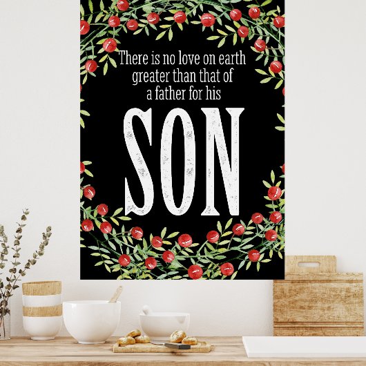 親子ポスター ポスター (キッチン)