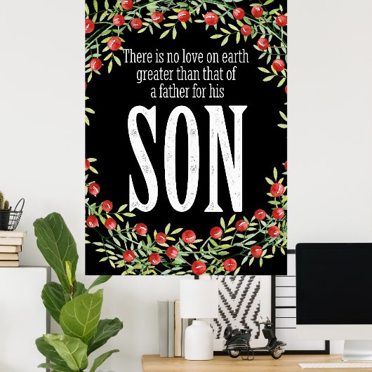 親子ポスター ポスター (ホームオフィス)