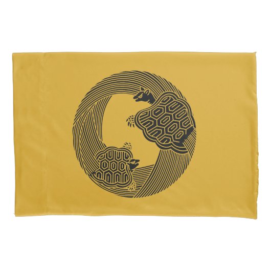 親子亀 枕カバー (正面)