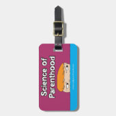 親子関係の荷物のラベルの科学 ラゲッジタグ (正面縦)