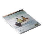 親子魚釣り旅行 ノートパッド (アングル)