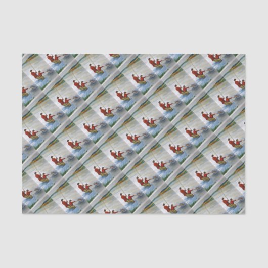 親子魚釣り旅行 薄葉紙 (正面)