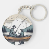 親子魚釣り キーホルダー (裏面)