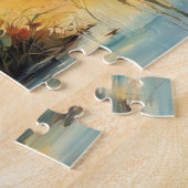 親子魚釣り ジグソーパズル (側面)