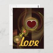 親密なつながりラブポストカード ポストカード (正面/裏面)