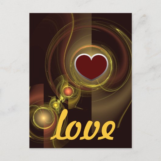 親密なつながりラブポストカード ポストカード (正面)