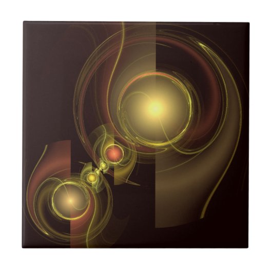 親密なつながり抽象芸術アートタイル タイル (正面)