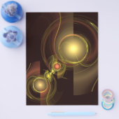 親密なつながり抽象芸術アートフライヤー チラシ (シングル)