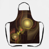 親密なつながり抽象芸術アート エプロン (正面)
