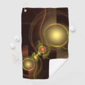 親密なつながり抽象芸術アート ゴルフタオル (インサイチュ)