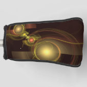 親密なつながり抽象芸術アート ゴルフヘッドカバー (正面)