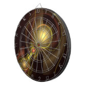 親密なつながり抽象芸術アート ダーツボード (正面右)