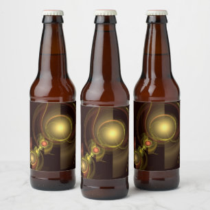 親密なつながり抽象芸術アート ビールラベル