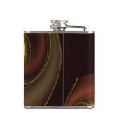 親密なつながり抽象芸術アート フラスク (裏面)