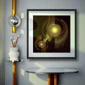 親密なつながり抽象芸術アート ポスター