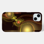 親密なつながり抽象芸術アート Case-Mate iPhoneケース (裏面 (横))