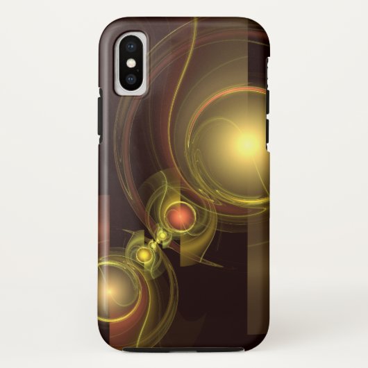 親密なつながり抽象芸術アート Case-Mate iPhoneケース (裏面)