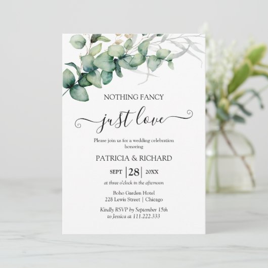 親密ファンシーさを愛するもの無し 招待状 (スタンド正面)