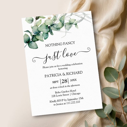 親密ファンシーさを愛するもの無し 招待状