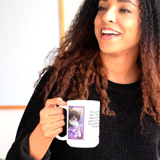 親愛お母さんやパパカスタマイズ写真ペットのラブレター コーヒーマグカップ