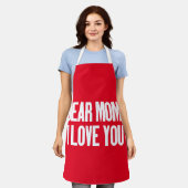 親愛お母さん エプロン (着用した状態)