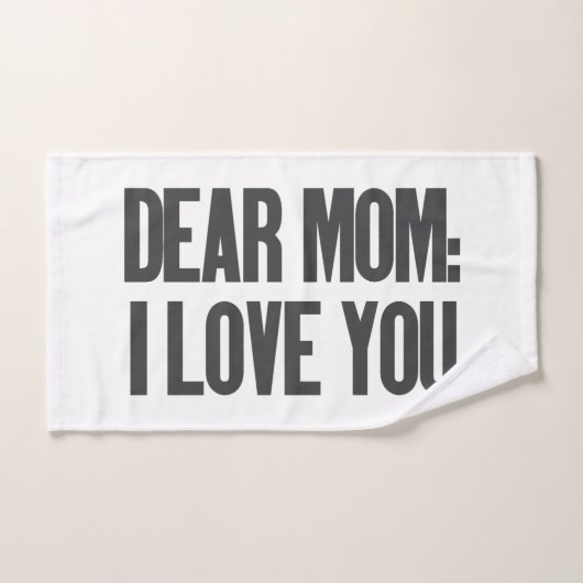 親愛お母さん バスタオルセット (ハンドタオル)