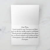 親愛なるお母さん カード (内部)