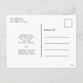 親愛なるサンタはよいおもしろいのクリスマスの写真を定義します シーズンポストカード (裏面)