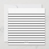 親愛なるサンタへ　かわいいレトロ　ピンナップ シーズンカード (裏面)