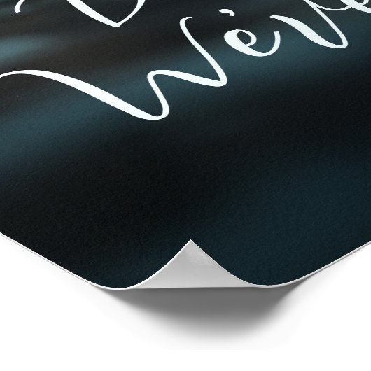 親愛なるサンタへ 今年もよい子でした 犬とのホリデー写真 ポスター (角)