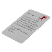 親愛なるサンタへ 癒しと社会的距離の大切さを広めて ソーシャルディスタンスのアイデア マグネット (左側)