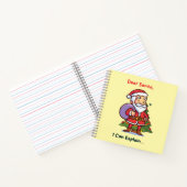 親愛なるサンタへ、説明させて – 面白いクリスマス ノートブック (内部)