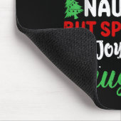 親愛なるサンタ いたずらだけど、喜びと笑顔を広げている! マウスパッド (コーナー)