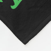 親愛なるサンタ いたずら好きだけど、喜びと笑顔を広げている! フリースブランケット (角)