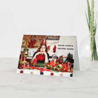 "親愛なるサンタ、定義しますよい"は シーズンカード