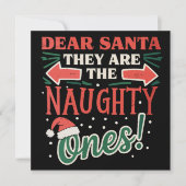 親愛なるサンタ、彼らが悪い子なんだよ クリスマス (正面)