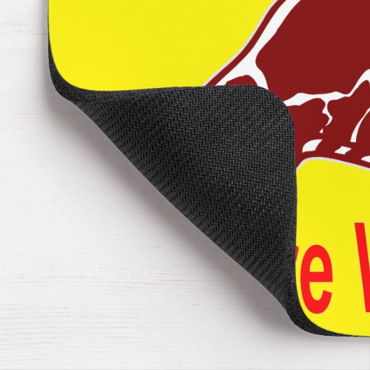 親愛なるビーガン私は食べていたのでこの牛を殺しました マウスパッド (コーナー)