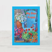 **親愛なる友へ** あなたは愛されているよ 誕生日おめでとう カード (正面)