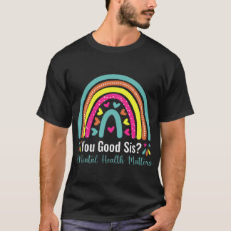 親愛なる姉妹メンタルヘルスの問題啓発ヒューマンBr Tシャツ