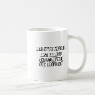 親愛なる数学教師へ、もう大人になって Funny Quotes 数学 コーヒーマグカップ