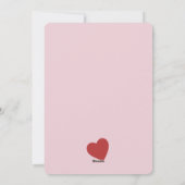 親愛なる親友へ バレンタイン シーズンカード (裏面)