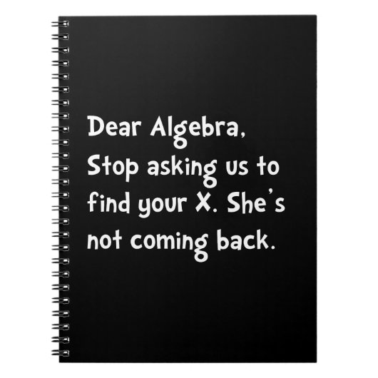 親愛なるAlgebra ノートブック (正面)