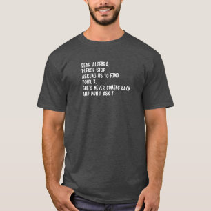 親愛なるAlgebra Tシャツ