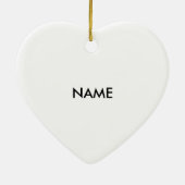 親愛なるLittle Niece セラミックオーナメント (裏面)