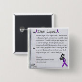 親愛なるLupus。 缶バッジ (正面&裏面)